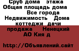 Сруб дома 2 этажа › Общая площадь дома ­ 200 - Все города Недвижимость » Дома, коттеджи, дачи продажа   . Ненецкий АО,Кия д.